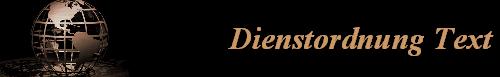 Dienstordnung Text